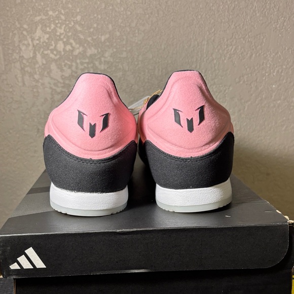 Adidas Messi F50 Freestyle 24 Shoes - Pink and Black mens11.5/womans 12.5 - Picture 3 of 6